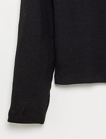 Tee-shirt basique en rib