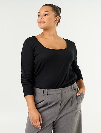 Tee-shirt basique en rib