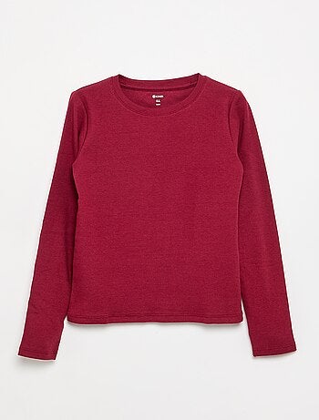 Tee-shirt basique en rib