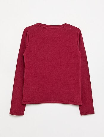 Tee-shirt basique en rib