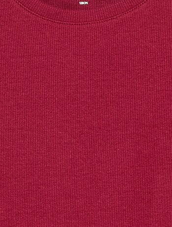 Tee-shirt basique en rib