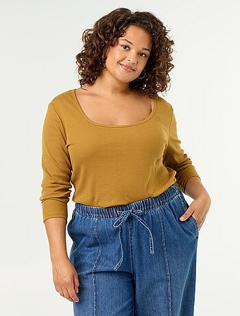 Tee-shirt basique en rib