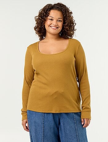 Tee-shirt basique en rib