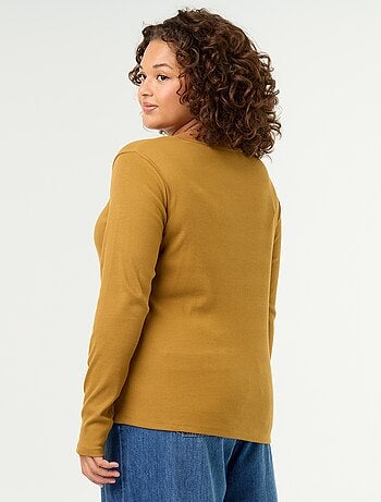 Tee-shirt basique en rib