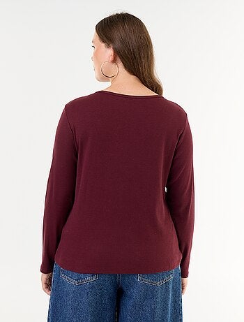 Tee-shirt basique en rib