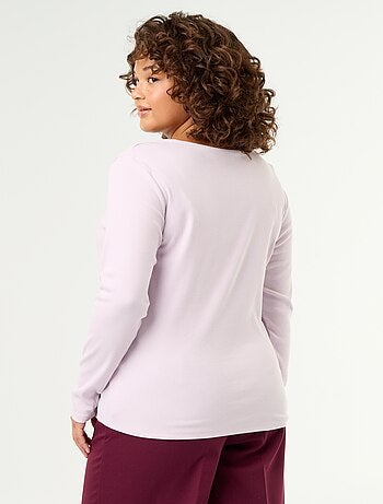 Tee-shirt basique en rib