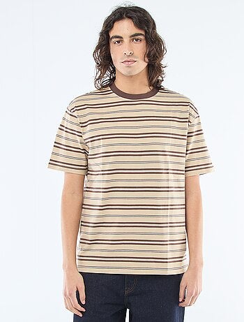 Tee-shirt basique rayé
