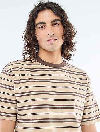 Tee-shirt basique rayé