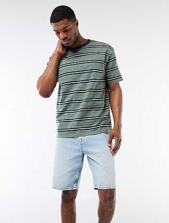Tee-shirt basique rayé