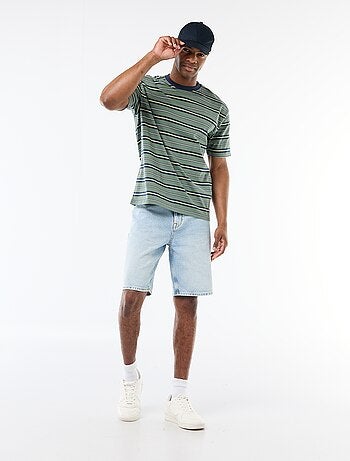Tee-shirt basique rayé