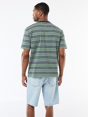 Tee-shirt basique rayé