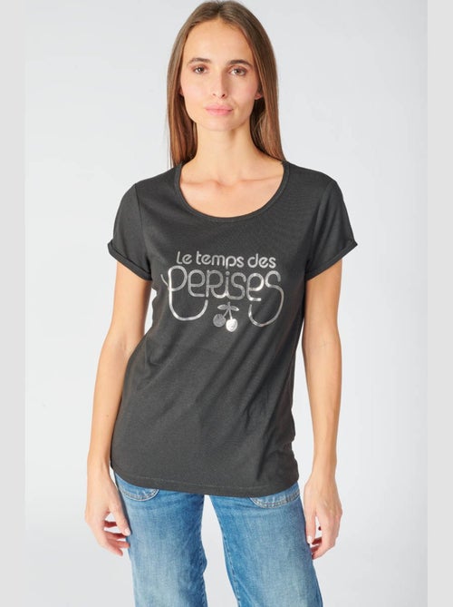 Tee-Shirt BASITRAM 'Le Temps Des Cerises' - Kiabi