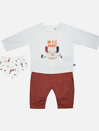 TEE SHIRT BAVOIR PANTALON GONZAGUE MAILLE NAISSANCE