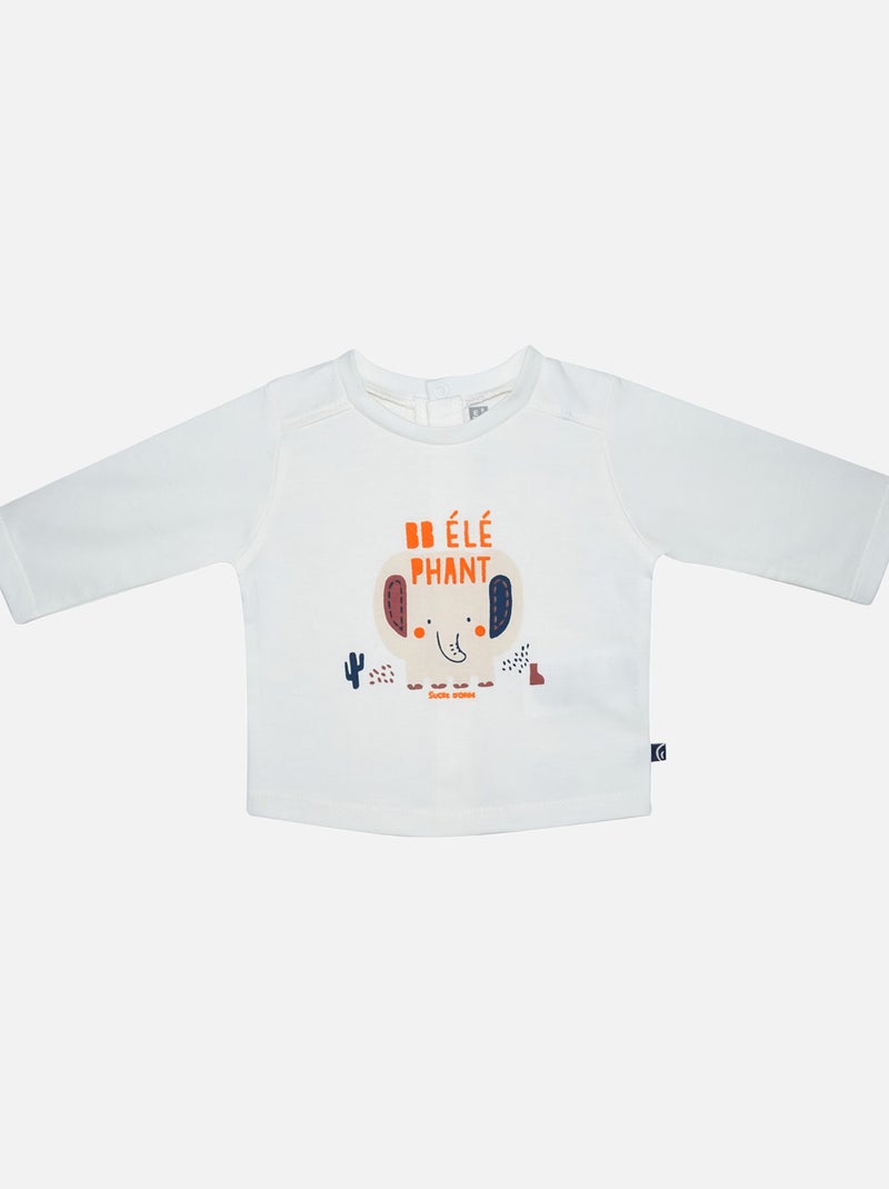 TEE SHIRT BAVOIR PANTALON GONZAGUE MAILLE NAISSANCE Rouge - Kiabi