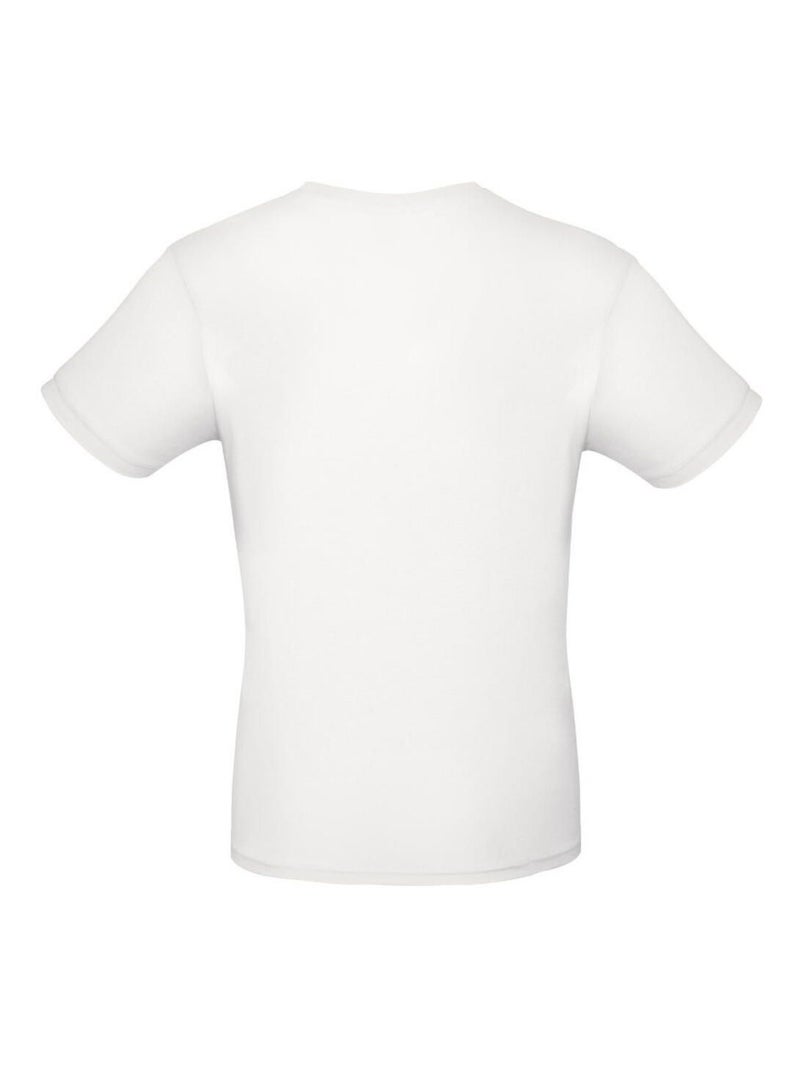 Tee-shirt B&C Mens #E150 Blanc - Kiabi