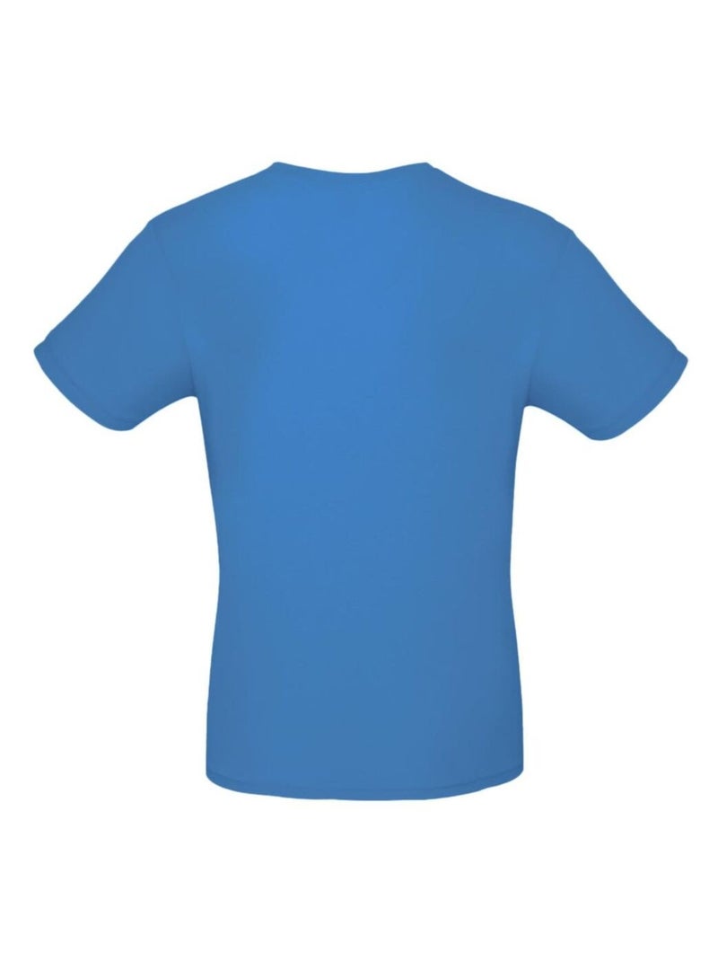 Tee-shirt B&C Mens #E150 Bleu azur - Kiabi