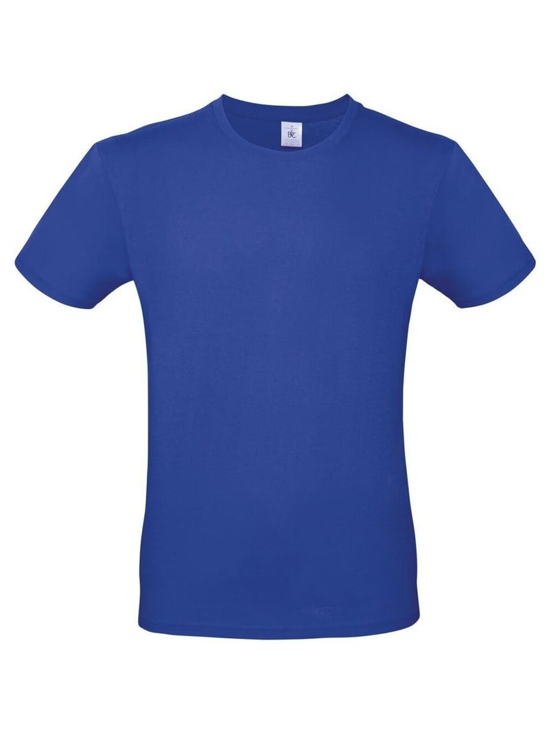 Tee-shirt B&C Mens #E150 Bleu cobalt - Kiabi
