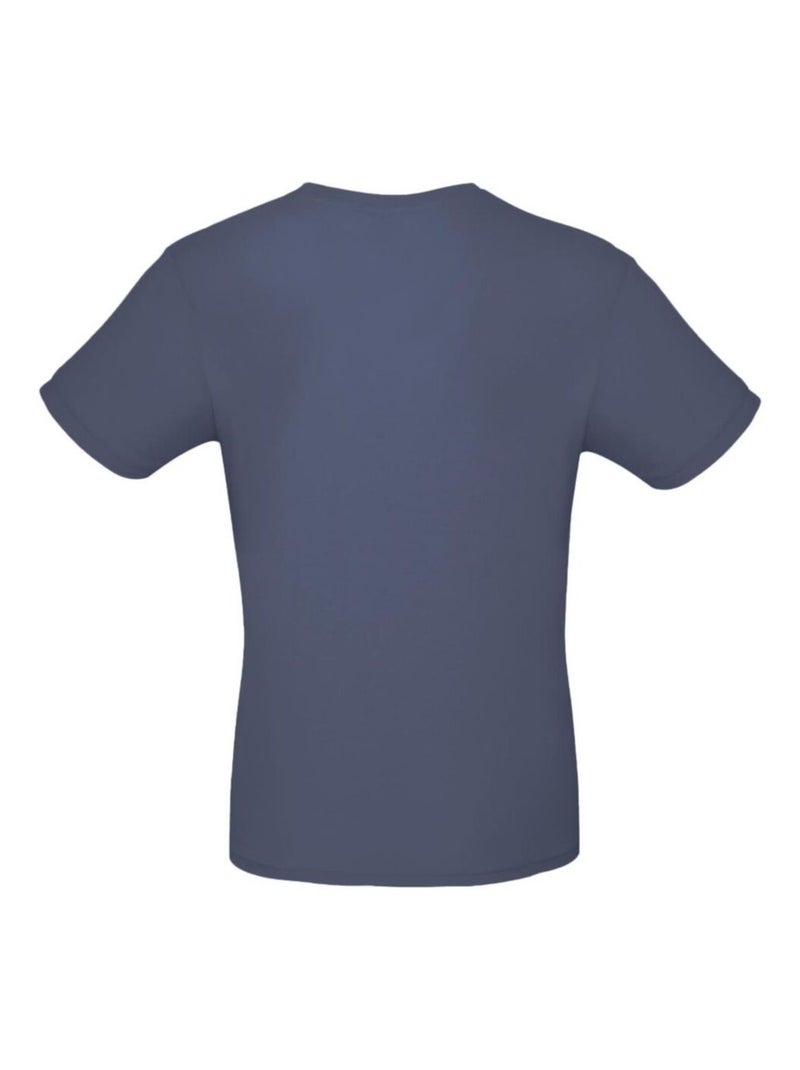 Tee-shirt B&C Mens #E150 Bleu - Kiabi