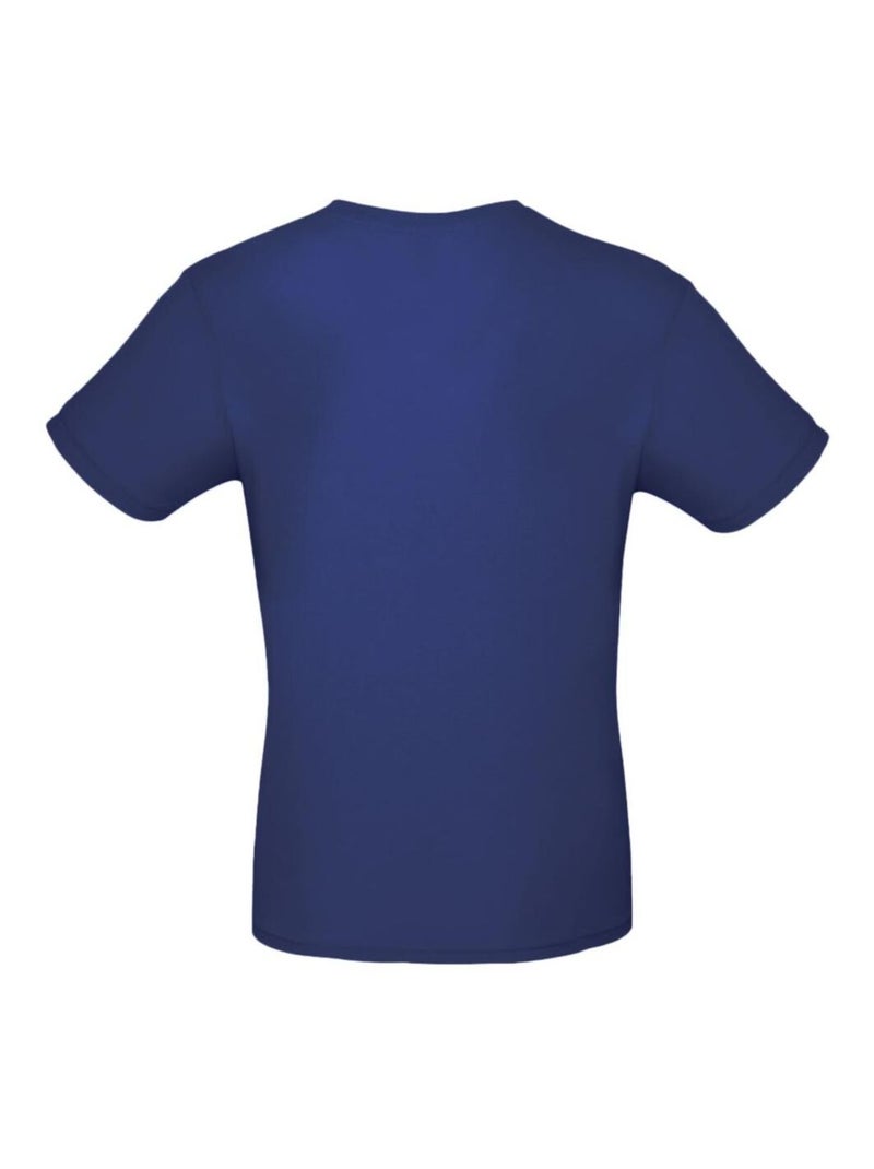 Tee-shirt B&C Mens #E150 Bleu foncé - Kiabi