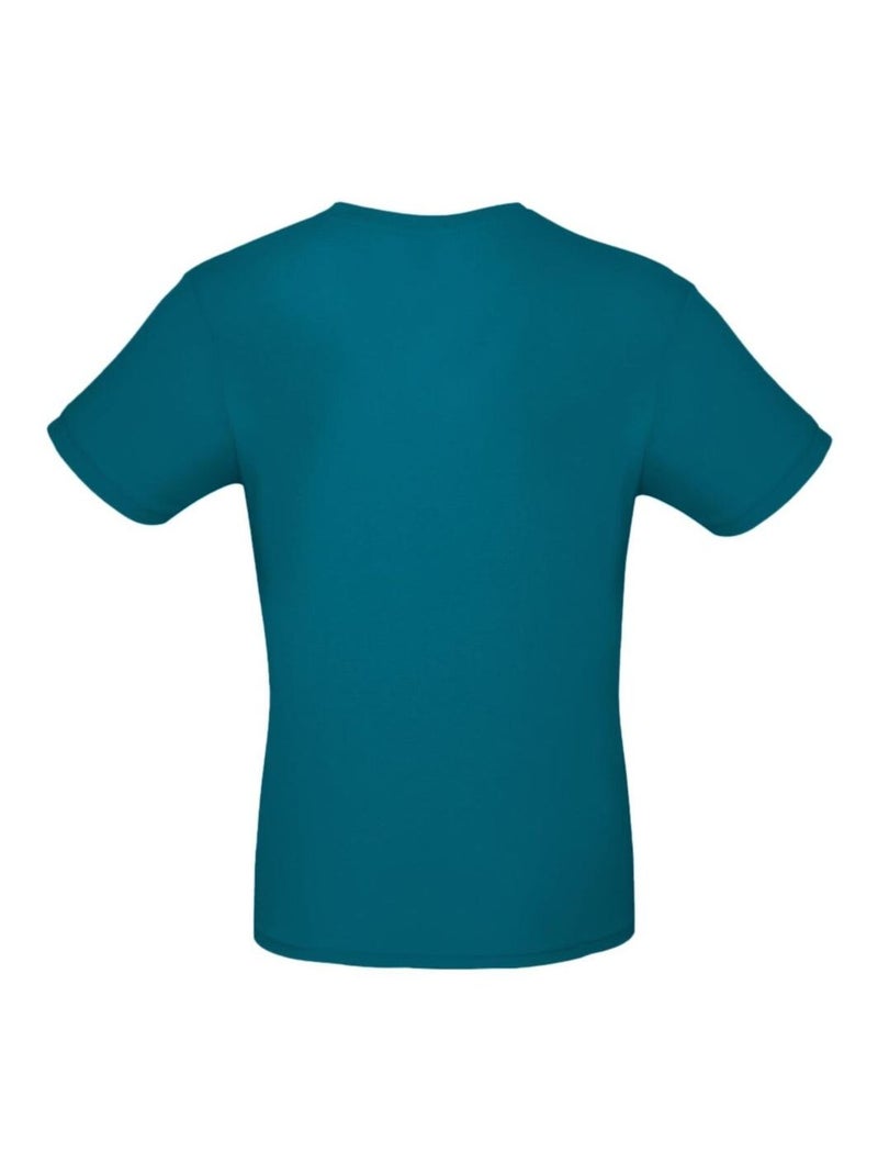 Tee-shirt B&C Mens #E150 Bleu lagon - Kiabi