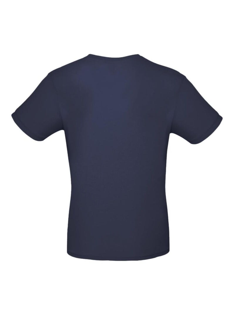 Tee-shirt B&C Mens #E150 Bleu marine - Kiabi