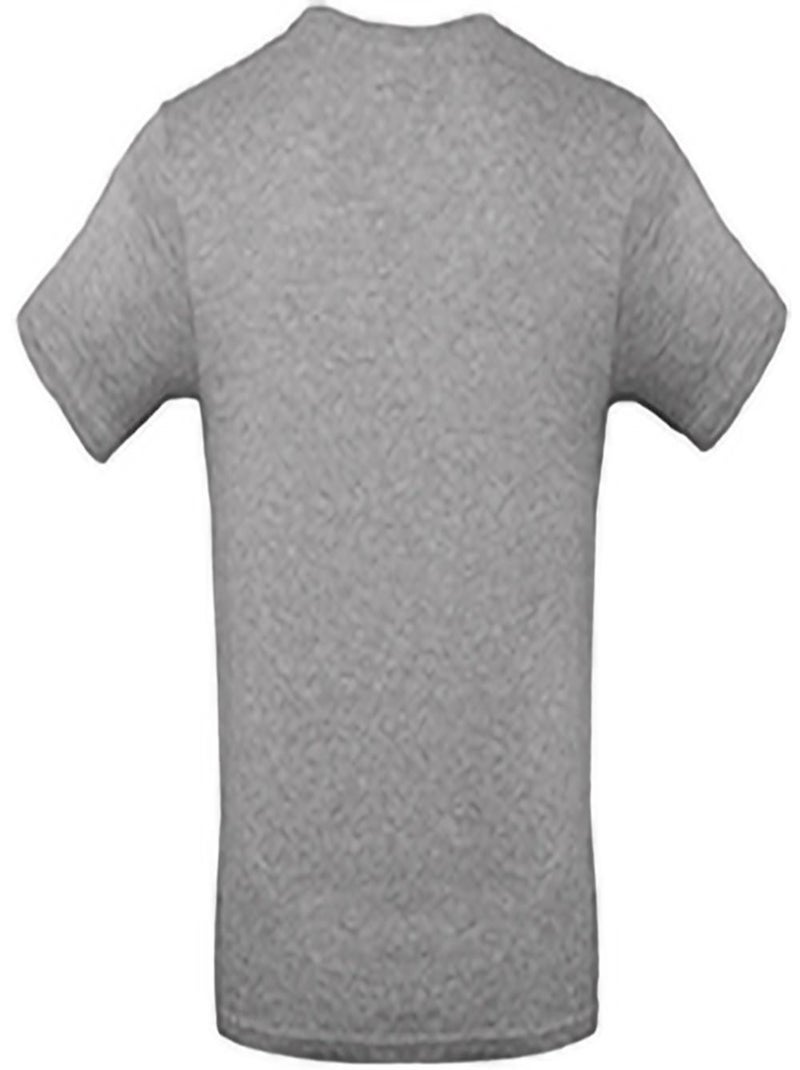 Tee-shirt B&C Mens #E150 Gris chiné - Kiabi
