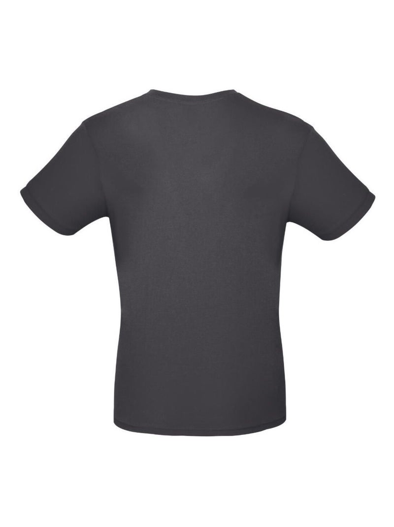 Tee-shirt B&C Mens #E150 Gris foncé - Kiabi