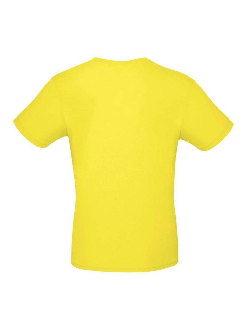 Tee-shirt B&C Mens #E150 Jaune - Kiabi