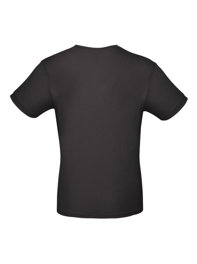 Tee-shirt B&C Mens #E150 Noir ébène - Kiabi