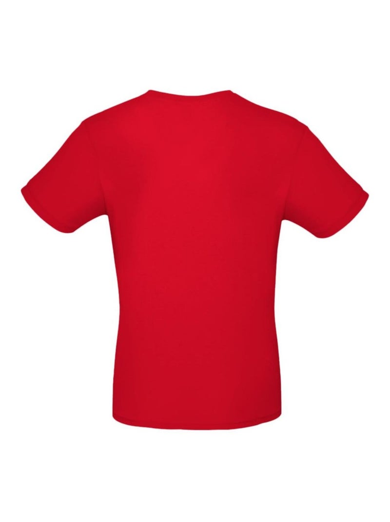 Tee-shirt B&C Mens #E150 Rouge - Kiabi