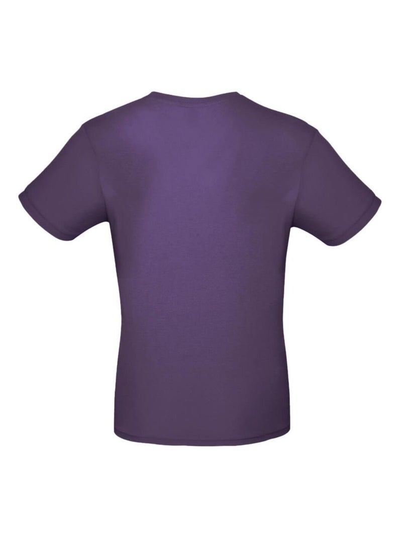 Tee-shirt B&C Mens #E150 Violet - Kiabi