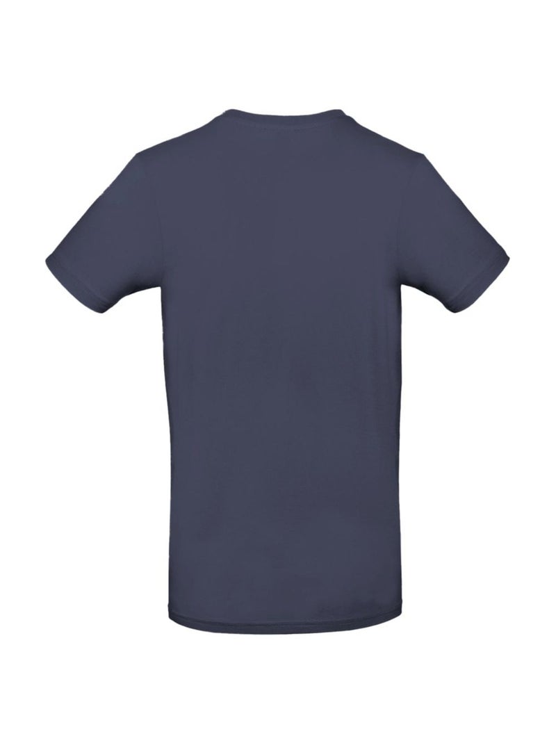 Tee-shirt B&C Mens #E190 Bleu foncé - Kiabi