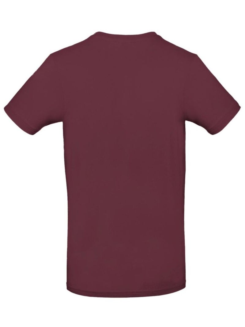 Tee-shirt B&C Mens #E190 Bordeaux - Kiabi