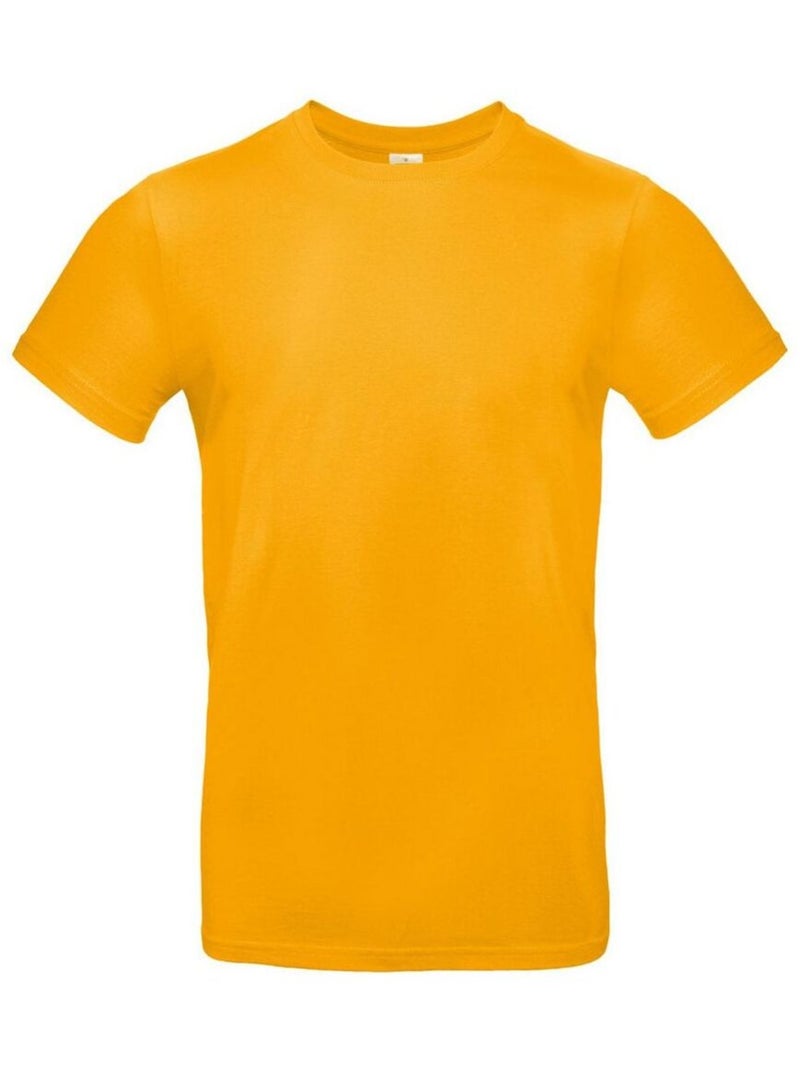 Tee-shirt B&C Mens #E190 Jaune - Kiabi