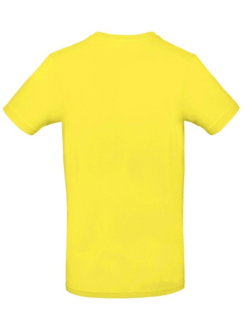 Tee-shirt B&C Mens #E190 Jaune foncé - Kiabi