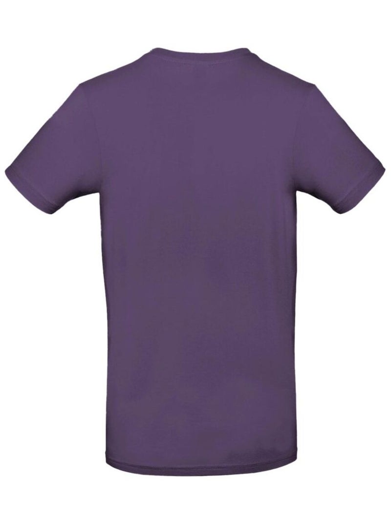 Tee-shirt B&C Mens #E190 Violet foncé - Kiabi