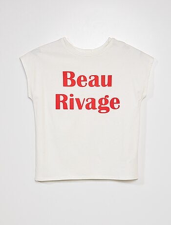 Tee-shirt 'Beau Rivage' - So Easy - Kiabi