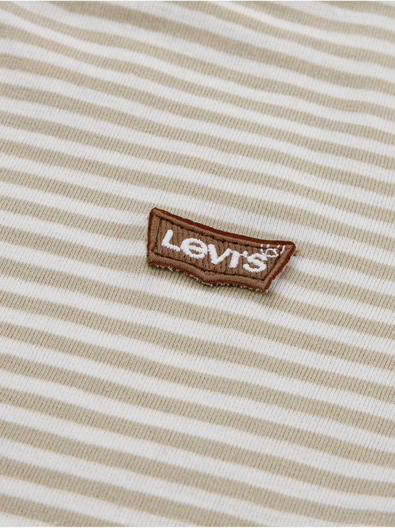 Tee Shirt Bébé col rond - Levi's Kids Beige/Blanc - Kiabi
