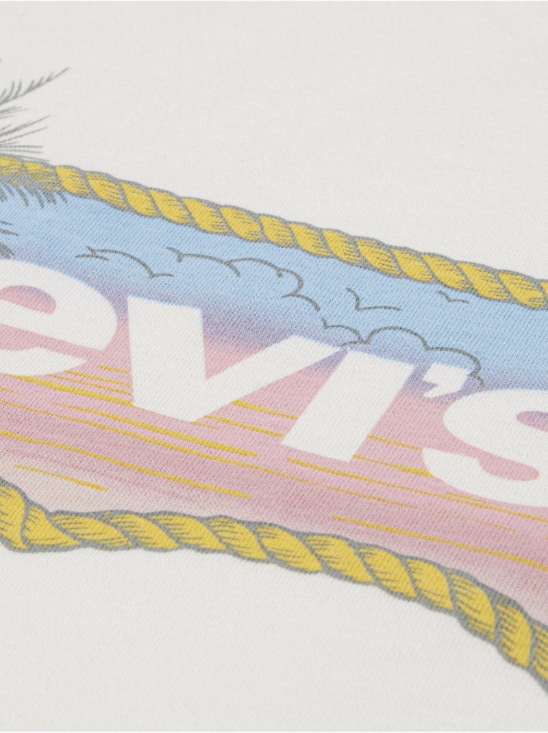 Tee Shirt Bébé col rond - Levi's Kids Blanc cassé - Kiabi