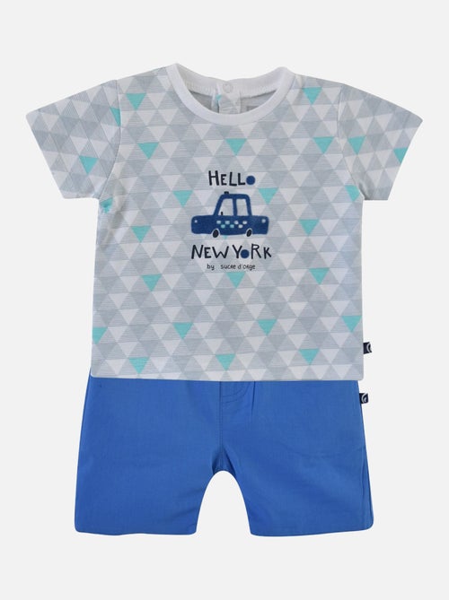 TEE SHIRT BERMUDA ESTEBAN BEBE - Kiabi