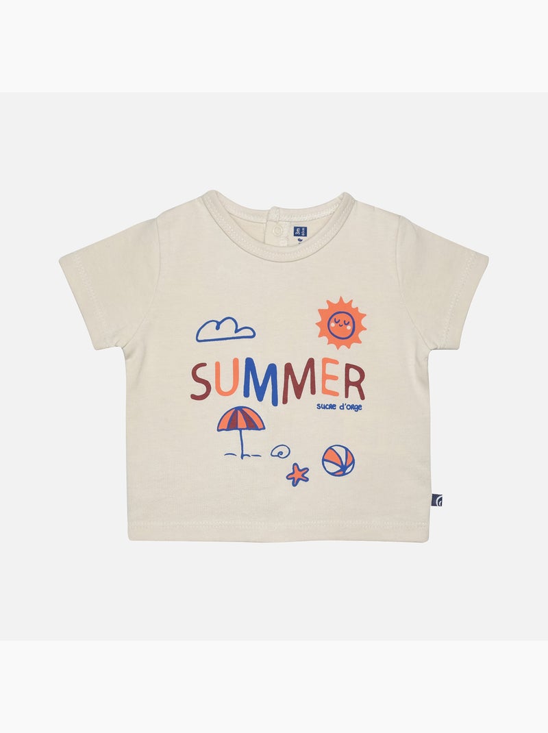 TEE SHIRT BERMUDA GIANNI MAILLE BEBE Beige - Kiabi