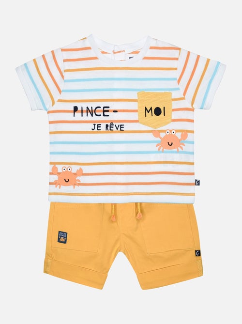TEE SHIRT BERMUDA GILDAS BEBE - Kiabi