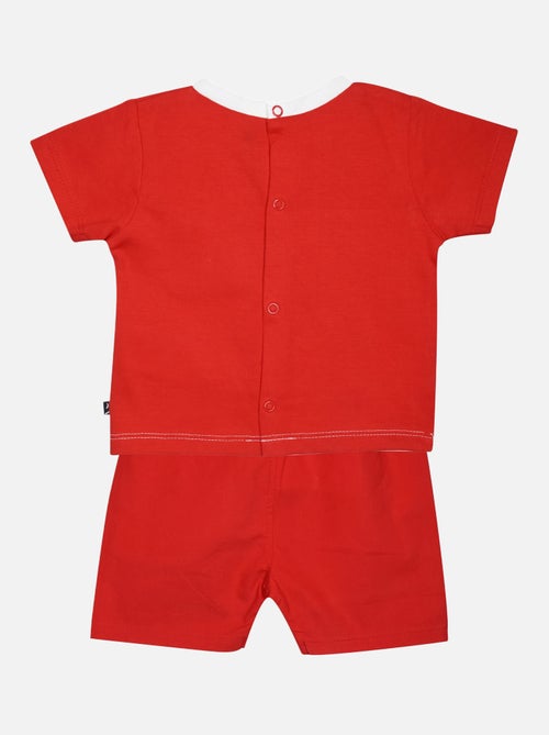 TEE SHIRT BERMUDA GREGORY MANCHES COURTES BEBE - Kiabi