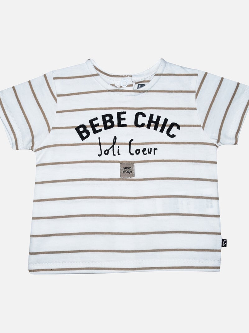 TEE SHIRT BERMUDA GRENADIER BEBE Blanc - Kiabi