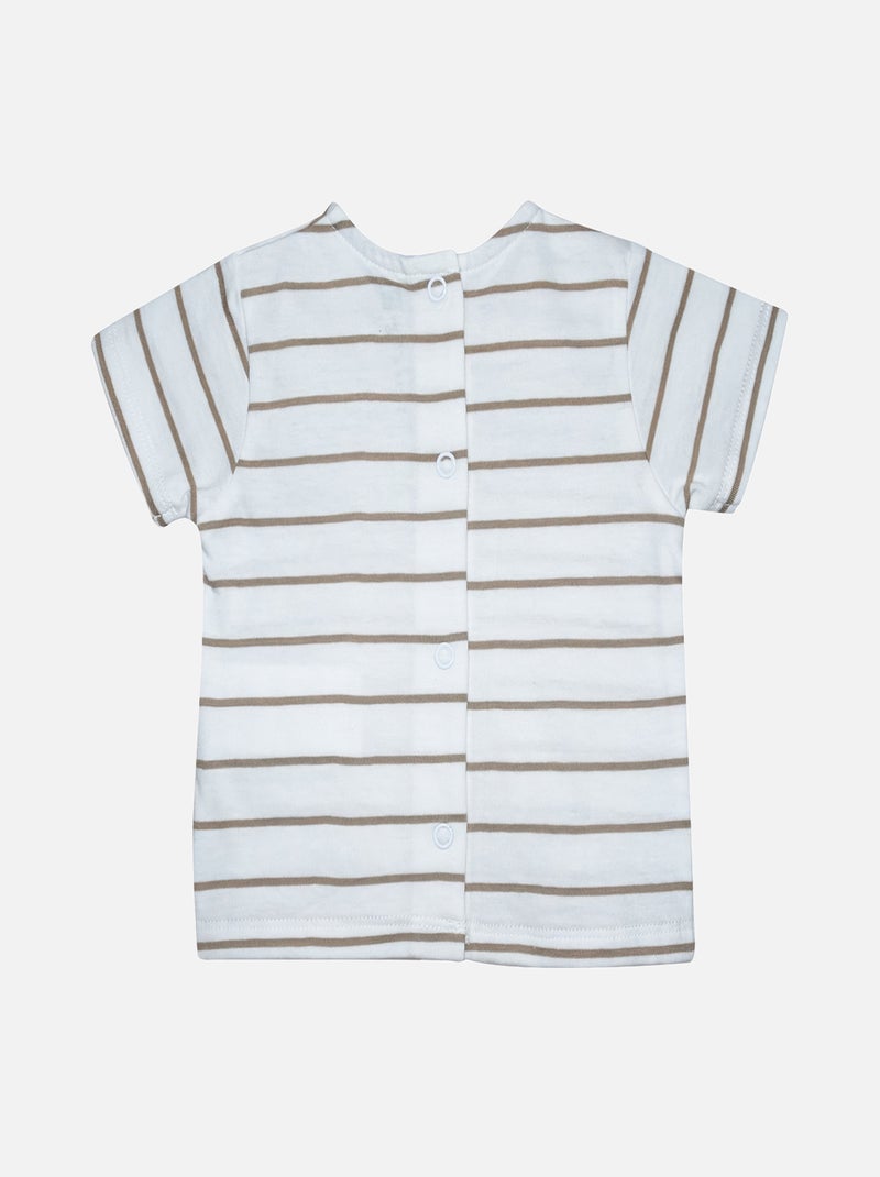 TEE SHIRT BERMUDA GRENADIER BEBE Blanc - Kiabi