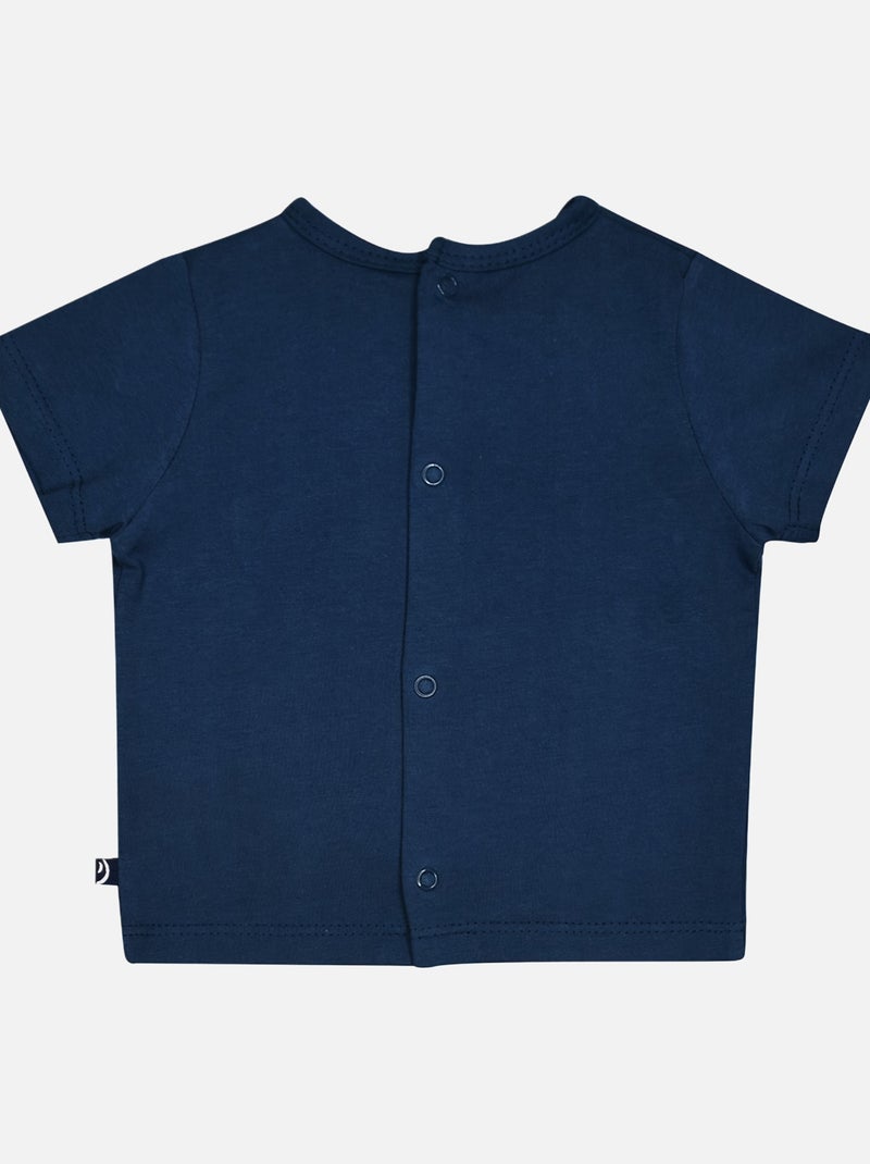 TEE SHIRT BERMUDA GUILAIN BEBE Bleu - Kiabi