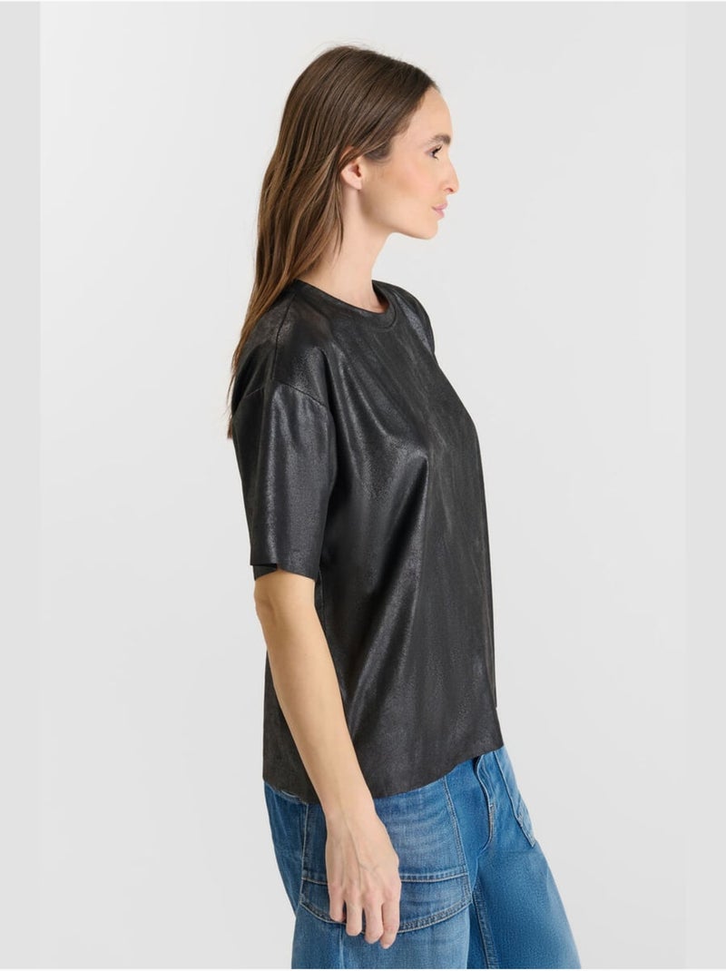 Tee-Shirt BIBER 'Le Temps Des Cerises' Noir - Kiabi