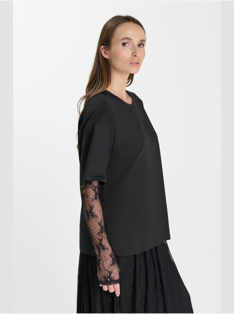 Tee-Shirt BILL 'Le Temps Des Cerises' Noir - Kiabi