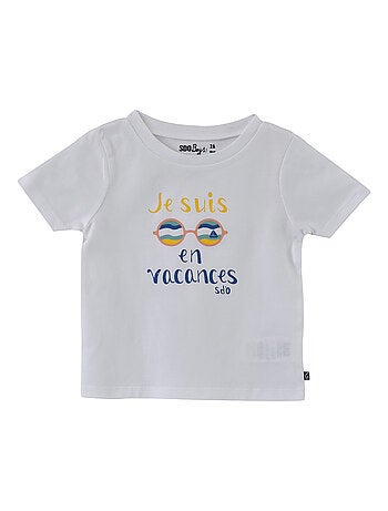 TEE SHIRT BLANC ELVIS