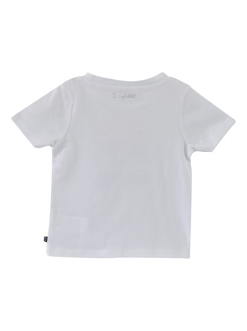 TEE SHIRT BLANC ELVIS - Kiabi